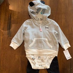 Carter’s 6 mo panda outfit